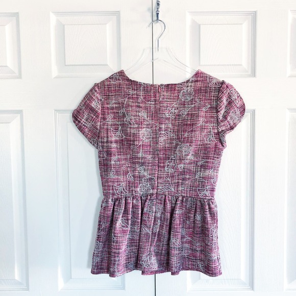 Lena Medoyeff Peplum Silk Blouse - Picture 5 of 5